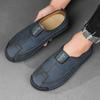 Handmade Genuine Leather Men's Casual Shoes Comfortable Moccasins Men Business Flats Shoes Driving Shoes