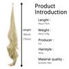 MISS WIG 76,2 cm lange, gewellte, geschichtete Pferdeschwanz-Haarteil-Perücke aus synthetischem, flexiblem Pferdeschwanz für Damen im Alltag