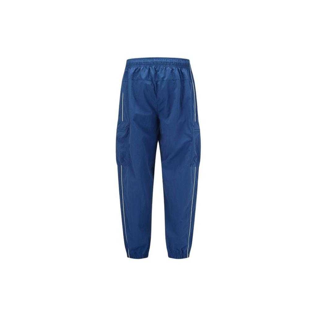 Reebok Pantaloni sport unisex retro cu șireturi și blocuri de culoare laterale, bleumarin 24SRC611UGB8