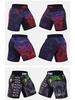 Men's Digital Print Fight Training Shorts for Gym, Jiu-Jitsu, and Sanda