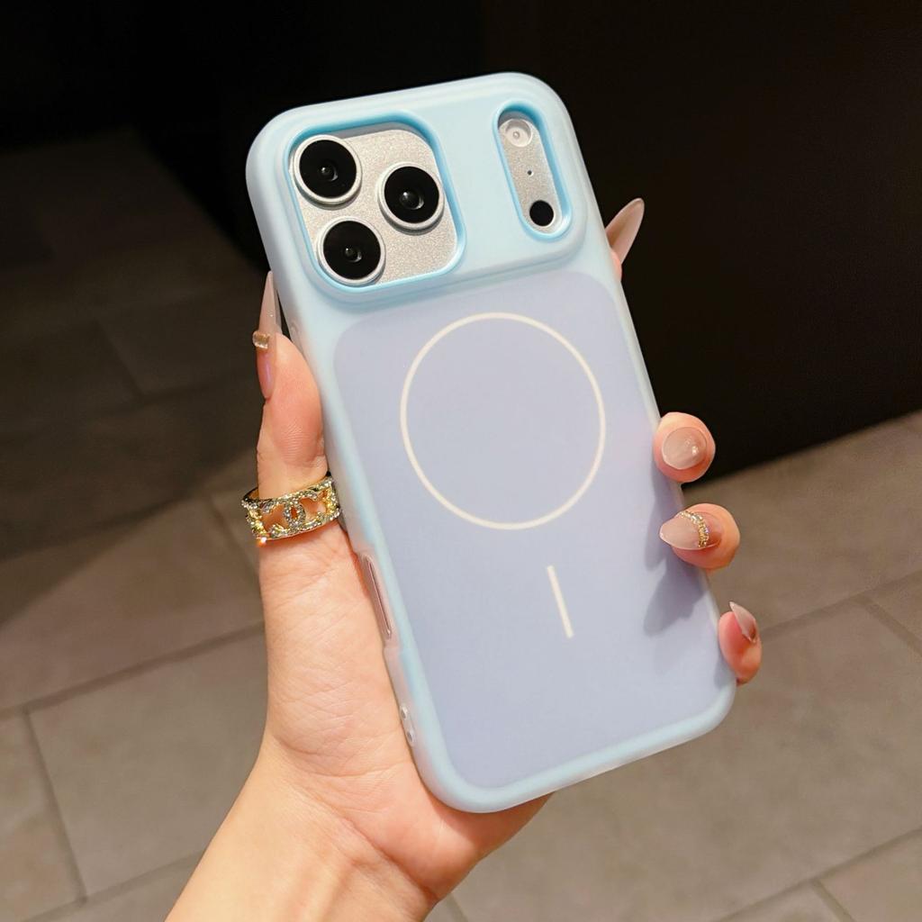 17 Applicable iPhone16Pro Jelly Magnetic Patch Apple 15 Mobile Phone Case 14 Anti-drop 13 Protective Case 12/11