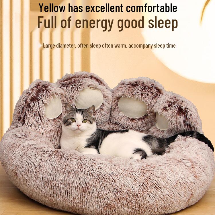 Winter Warm Pet Bed - Cozy Cat & Dog Nest, Universal for All Seasons