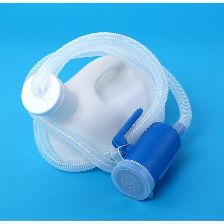 

Men s Urinal with Tube for Bedside Use - Ideal for Bedridden and Elderly Patients белый