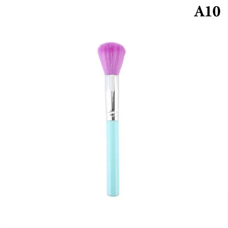 Perie Profesională pentru Curățarea Prafului de Unghii cu Mâner Lung Super Pufoasă Pensule de Machiaj pentru Nail Art Pentru Instrumente de Manichiură