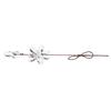 Crystal Flower Pendant Car Hanging Ornament Glass Lucky Accessories Gifts Crafts