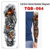 Waterproof Full Arm Customizable Big Flower Tattoo Stickers - TQB081-100