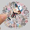 50 Waterproof No-Residue Weird Town Stickers for Suitcases, Laptops, DIY Albums