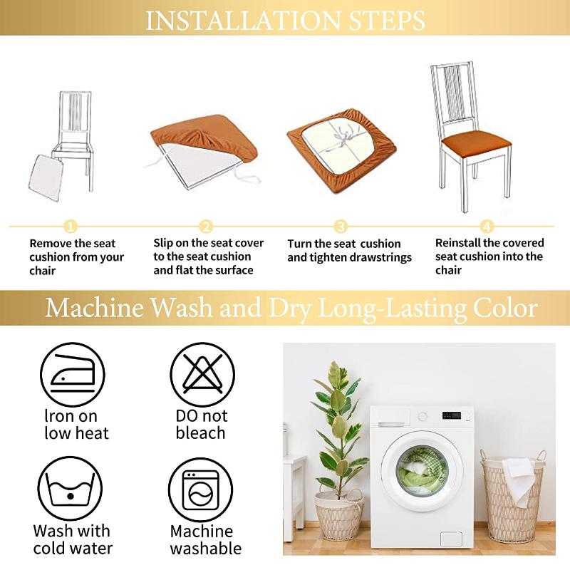 Velvet Chair Covers for Dining Room Stretch Soft Seat Cover Removable Anti-dirty Chair Protector Hotel Wedding Chairs Decor