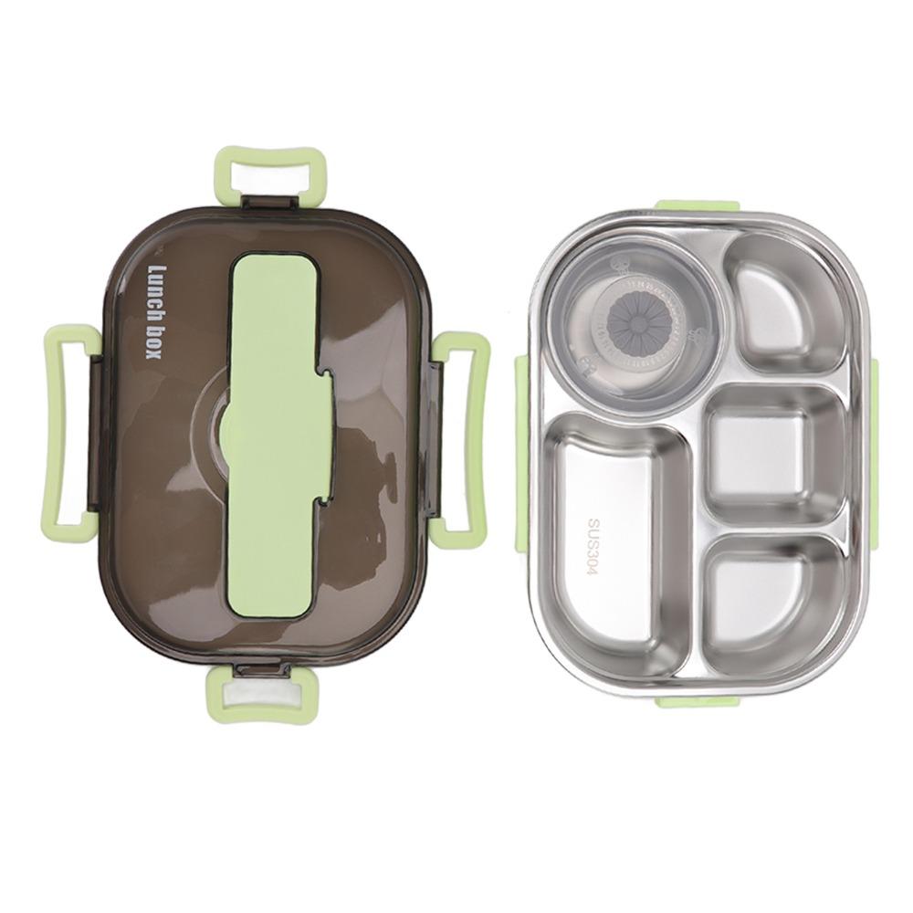 304 Stainless Steel Lunch Storage Container 2000ml Thermal Lunch Box For Travel