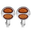 Motorcycle LED Turn Signal Light Brake Lamp Metal   Blinker Flashers 12V 4 Wires