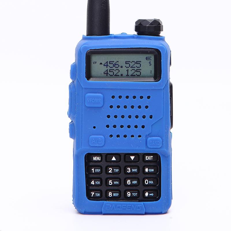 Silicone Rubber Cover Bumper BAOFENG UV-5R Case For Two Way Radio F8+ UV 5R UV-5RE DM-5R Walkie Talkie UV5R Accessories