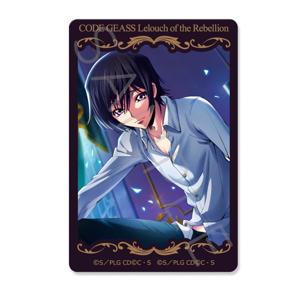 "Code Geass: Lelouch of the Rebellion" 4th Clear Card Sticker A [10 Trading Types] 10-Piece Box