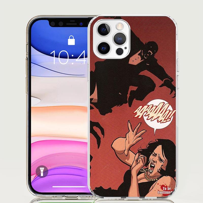 Gothic Vampire Scarlet Art Phone Case for Apple iPhone 17 Air 16 15 Plus 14 + 13 Mini 12 11 Pro Max 7 8 SE 16Max Soft Shell Cove