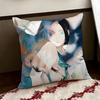 Blue PPeriod Cushion Cover Reversible Soft Durable Pillow Cover Home  Car MultiScene Use for Daily Comfort