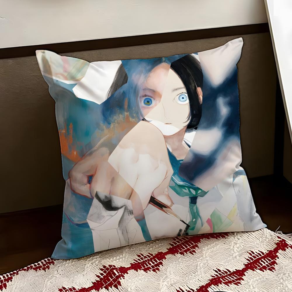 Blue PPeriod Cushion Cover Reversible Soft Durable Pillow Cover Home  Car MultiScene Use for Daily Comfort