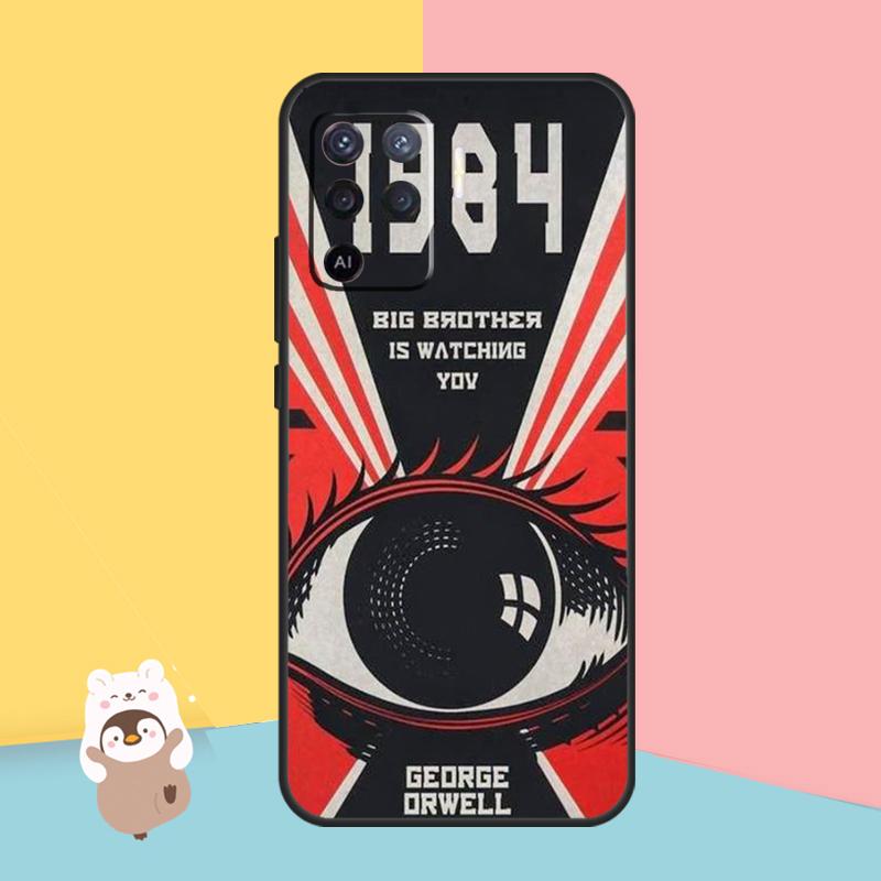 1984 George Orwell Case For OPPO Find X5 X3 Lite Pro A15 A16 A52 A72 A5 A9 A31 A53 A83 A93 A54 A74 A94 Cover