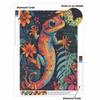 Creative Diamond Painting Kit for Adults DIY Colorful Gecko Rhinestone Picture Canvas for Leisure Craft Wall Art and Gift Making Fun Set