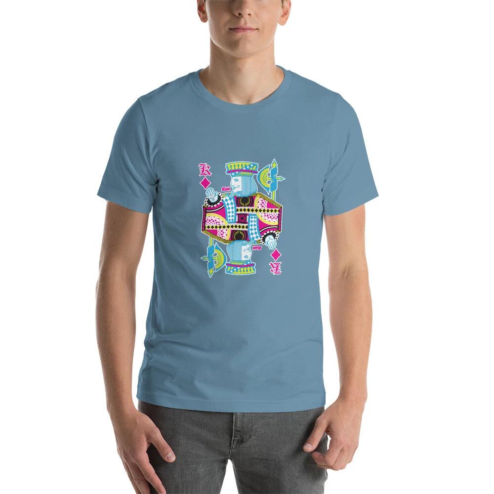 E2K King of diamonds T-Shirt kings diamonds playing cards poker black jack game XL