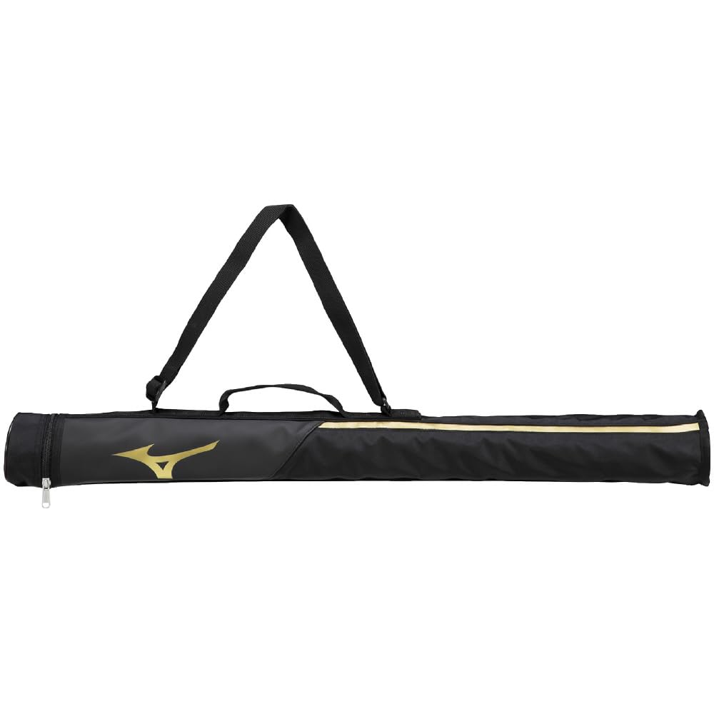 MIZUNO Bat 1 Bat One Size Fits Baseball/Softball Case, Jr., 1FJTD050, All, Black/Gold