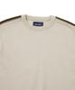 THISISNEVERTHAT Striped Sleeve Knit Crew Ivory