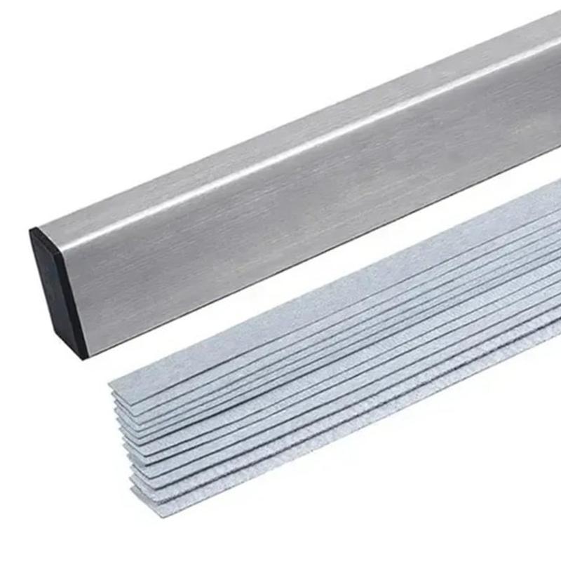 Guitar Neck Fret Beam Leveling Bar Luthier Tool With 6PCS Sandpaper Stainless Steel, Aluminum Alloys Versatile Polishing