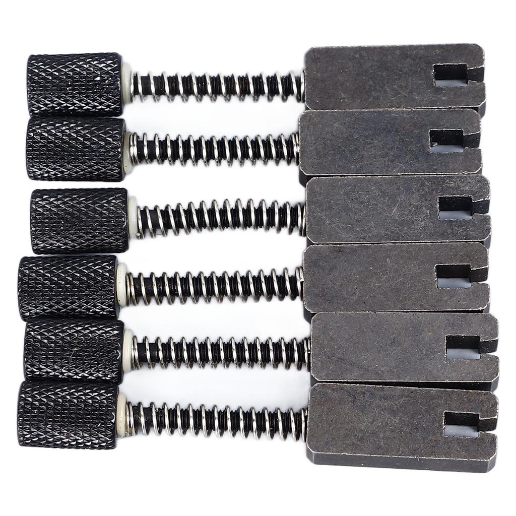 6 sztuk Bezgłowy mostek do gitary elektrycznej Siodełka Precyzyjna regulacja menzury Metalowy bezgłowy mostek do gitary