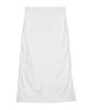 Nigaennikol Nicole Shirring Long Skirt_White