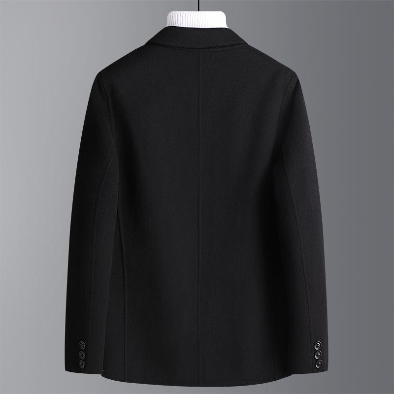 New Autumn and Winter Handmade Double-sided Woolen Suits, Men's Cashmere Small Suits, Nizi Suit Jackets, Men's Clothing