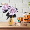 2 szt. Halloween Sztuczna dekoracja kwiatowa Realistyczny bukiet krwistych róż Sztuczne kwiaty na festiwale duchów Imprezy Wystrój domu