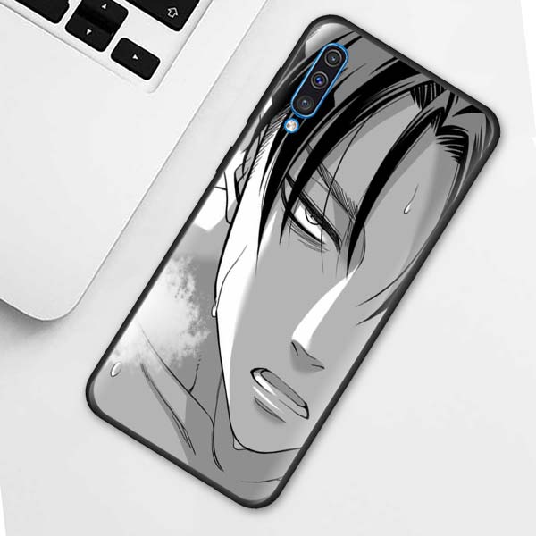 Anime Attack On Titan-deksel til Samsung Galaxy A70 A50 A90 5G A40 A30 A20 A70s A10 s A20e A10e svart silikontelefon Coque