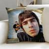 Popular Singer Liam Gallagher Cushion Cover Soft  EasyWash Pillow Case  Versatile for Couch Bed Travel and Office