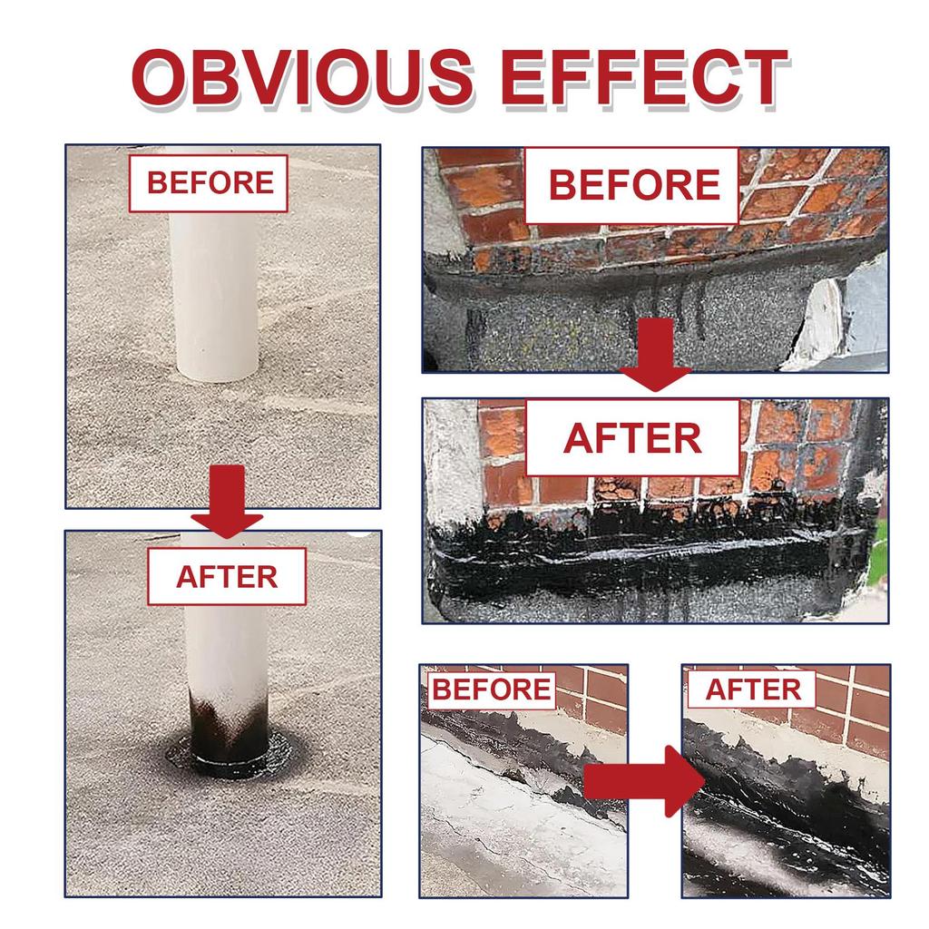 Leak Repair Agent Bathroom Pipe Wall High Temperature Resistant Waterproof Moisture Proof Crack Sealant