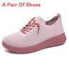 Casual Womens Breathable Flyknit Sneakers With Flat Sole For Summer Comfort