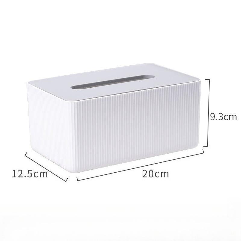 

1pc Rectangular Tissue Paper Dispenser Box Cover Tissue Napkin Container Home Office Storage Holder Bathroom Bedroom Living Room белый