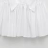 Jnleaog Spring New Arrival Women's Clothing Fashion Style French Fashion In Stock Drawstring Bowknot Decoration Poplin Tops