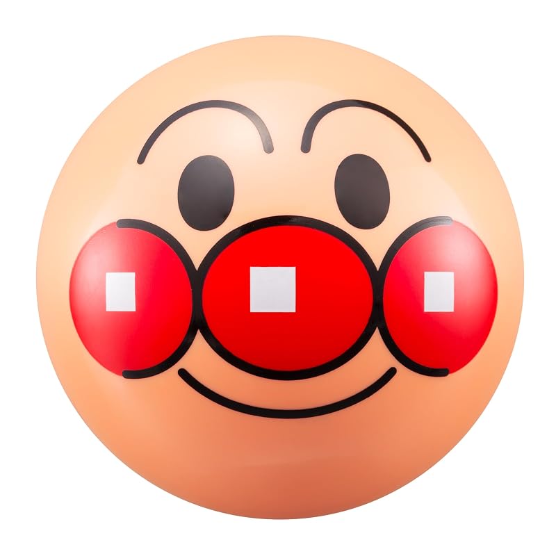 AGATSUMA Anpanman Mini Face Balls 3-Piece Set: Anpanman, Baikinman, Dokin-chan [2024]