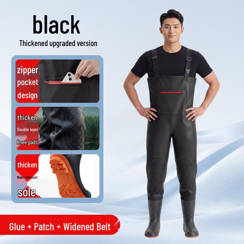 Waterproof Fishing Waders with Boots - Half & Full-Body Rain Pants