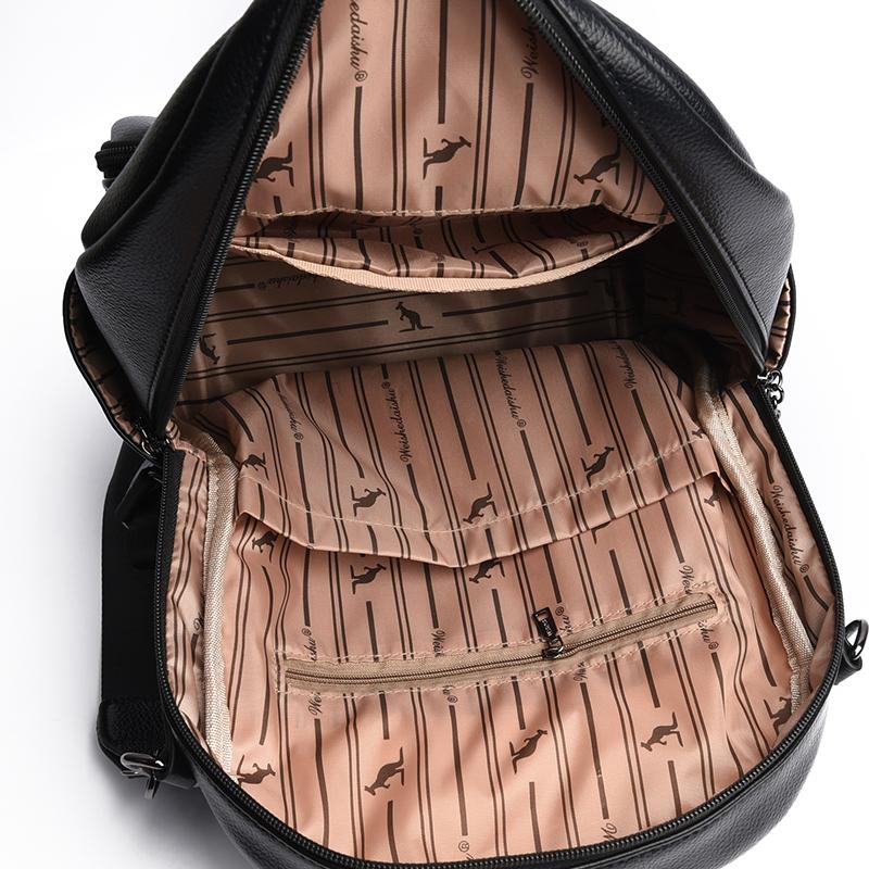 PU Backpack Women's Large Capacity Backpack Multifunctional Shoulder Bag