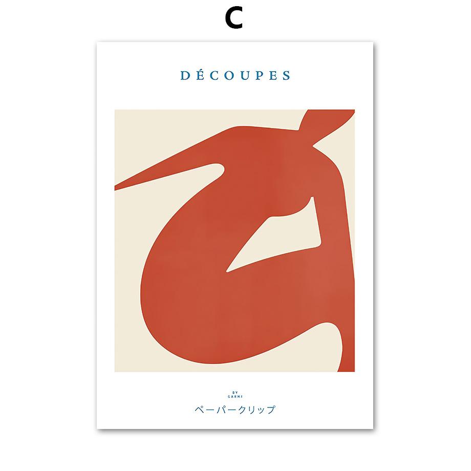 Abstract Minimalist Gallery Painting Wall Art Canvas, Curve Line Girl, Nordic Posters and Prints, Pictures for Living Room Decor