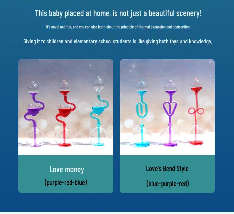 Love Heart Thermometer: Novelty Prank Toy and Ornament Gift