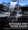 360° Rotation Gravity Car Phone Holder Car Air Vent Extension Clip Mount Stand GPS Support Anti-drop Mobile Phone Holder Stand
