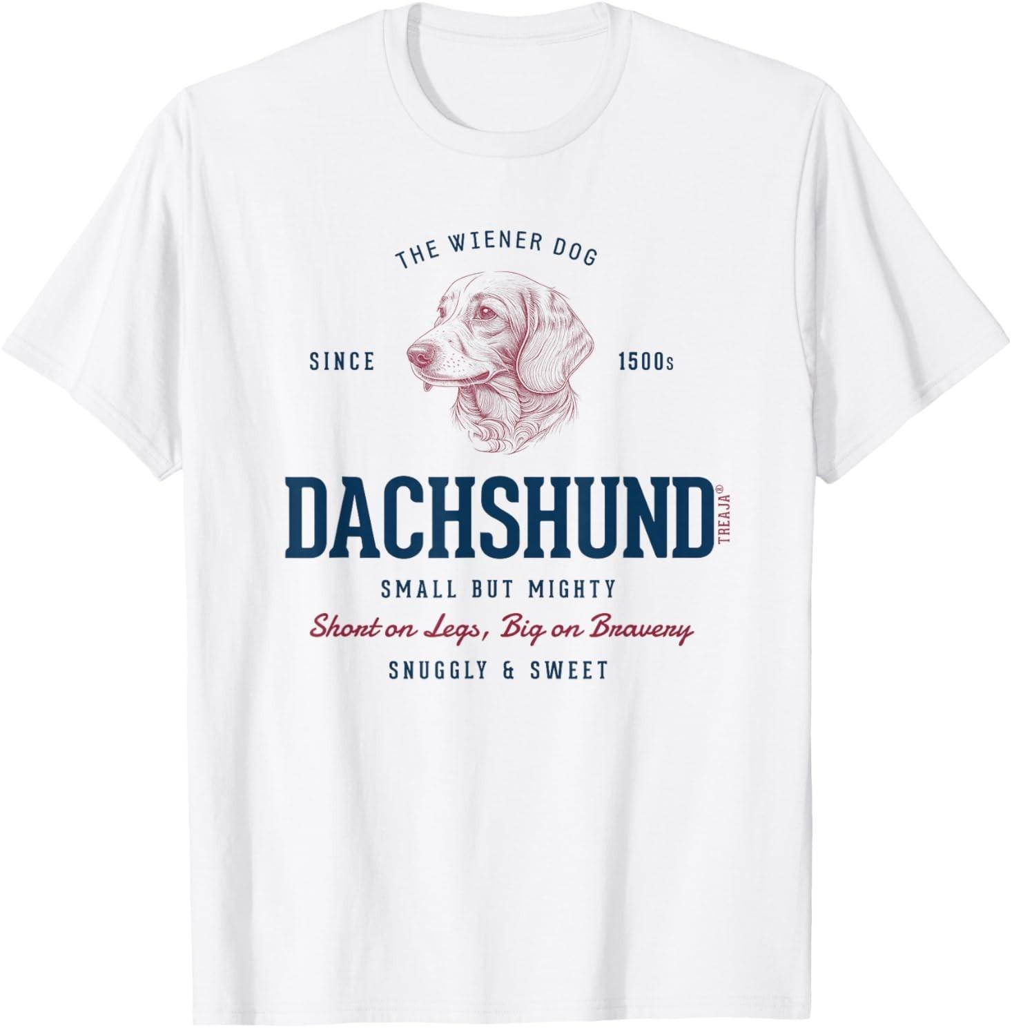 Retro Styled Vintage Dachshund T-Shirt S