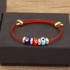 Nidin New Fashion Lucky Turkish Evil Eye Rope Bracelet Adjustable For Women Female Punk Style Personality Design Jewelry Gifts