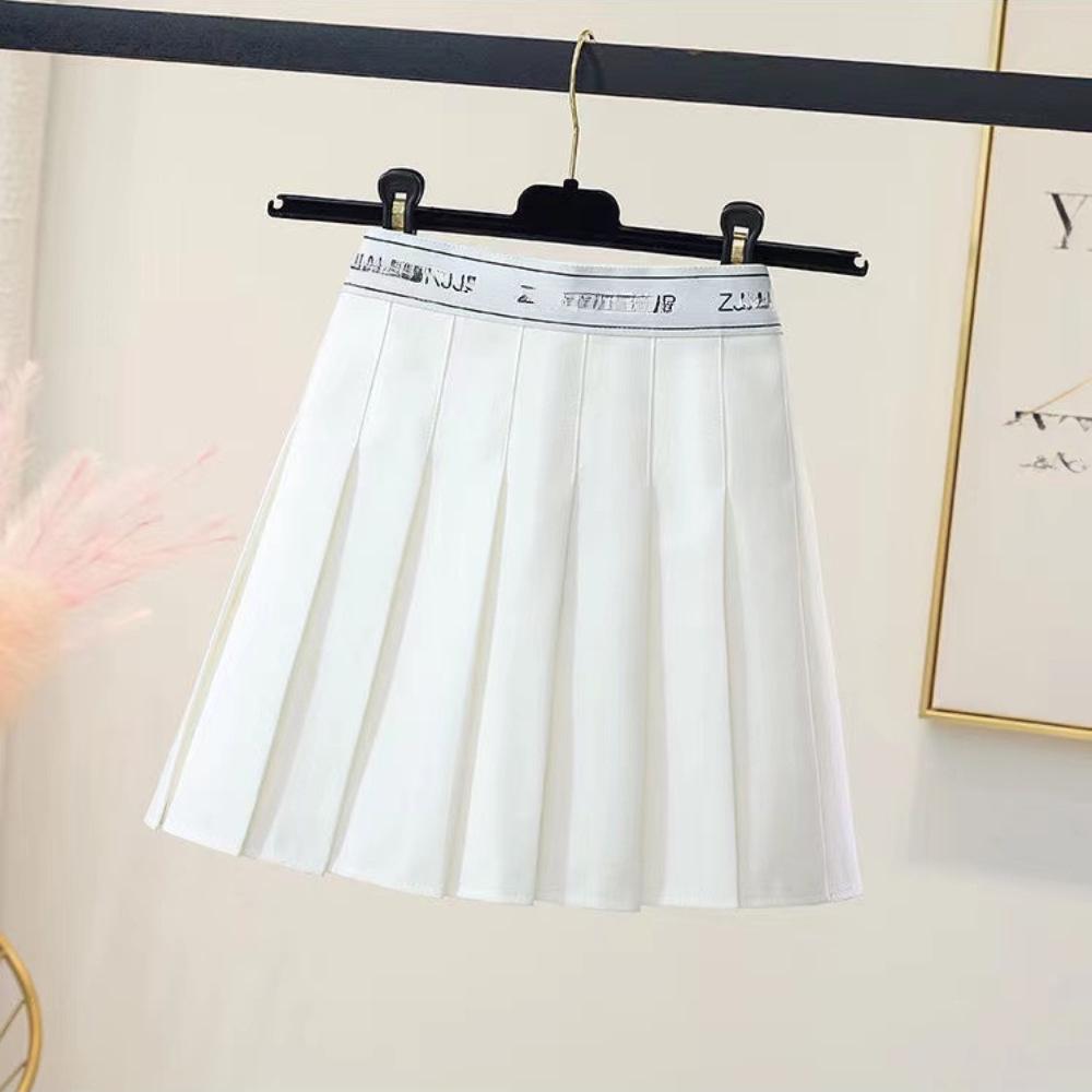 2025 New Summer A-Line Pleated Skirt for Petite Women - High Waist, Versatile, Short Length