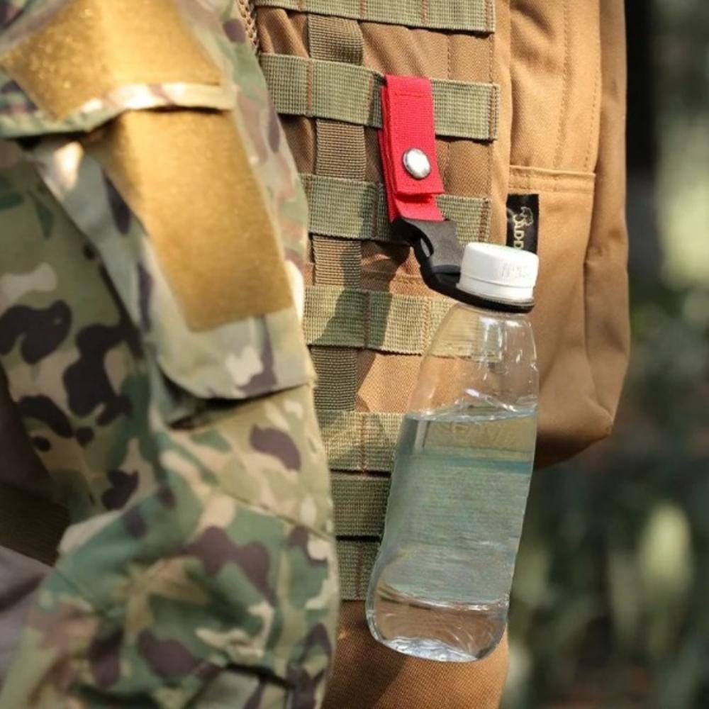 Gurtband Wasserflaschenhalter Klettern Karabiner Gürtel Rucksack Aufhänger Haken Clip Multifunktion Wasserflasche Nylon Schnalle Haken Clip