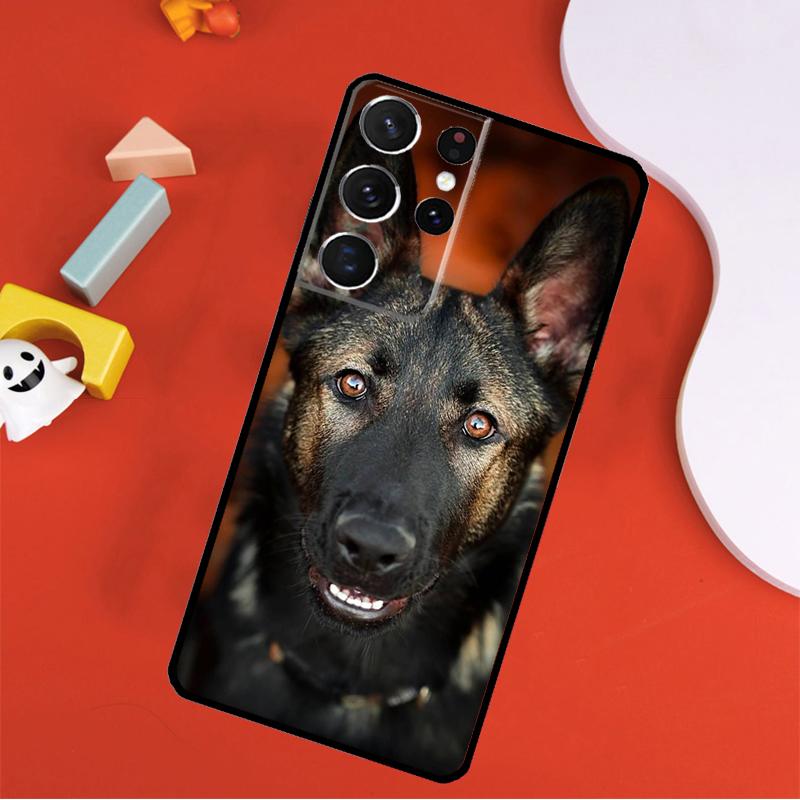 German Shepherd Dog Phone Case For Samsung Galaxy S25 Ultra S24 Ultra S9 S10 S20 S21 S22 S23 Plus S24 FE Cover