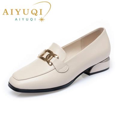 Fashion AIYUQI Women's Shoes Spring 2025 New Women's Mid-heel Shoes Comfortable Work Mom Casual Square Head Ladies Shoes
