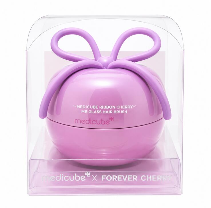 Same-day shipping VIOLET PINK CHERRY Medicube Ribbon Beauty Shine Brush