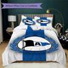 Set Copripiumino Trapuntato con Motivo Arminia Bielefeld Copripiumino Federa Decorazione per la Casa Regalo di Compleanno (1 * copripiumino + 2 * federe senza imbottitura)09