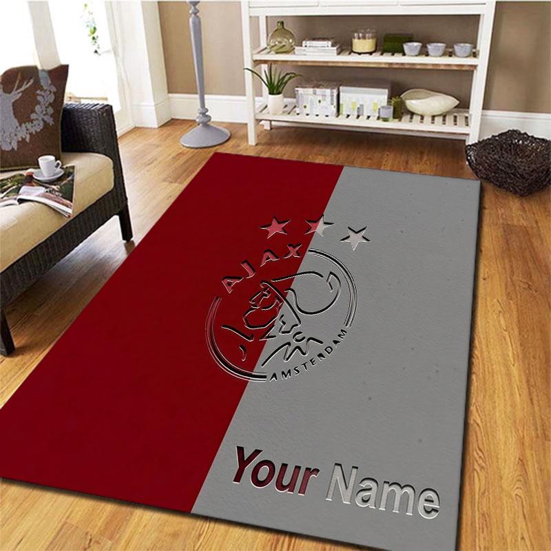 AFC Ajax Custom Name Carpet Rug for Living Room Bedroom Home Sofa Decoration,Kids Play Non-slip Floor Mat
